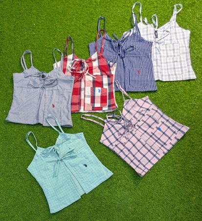 7212 - US Polo, Ralph Lauren Upcycled Cami Tops