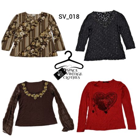 Y2K Unique Full Sleeved Tops ( SV_018 )