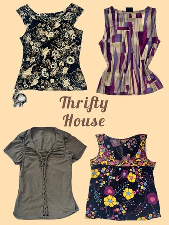 Y2K Retro Femme Statement Tops(TH/650)