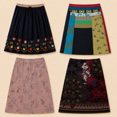 Y2k Bohemian Skirt Bundle