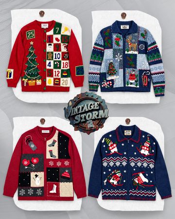 Y2K Weihnachtspullover