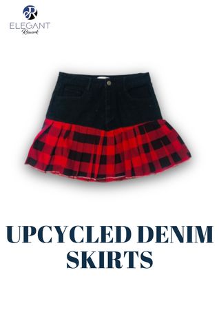 Upcycled Denim Skirts - EVR0279