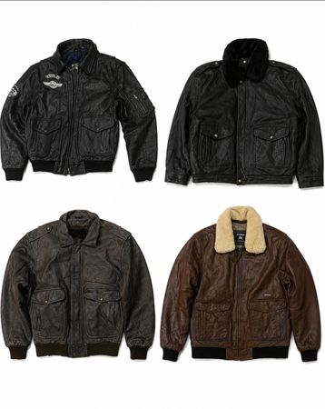 Vêtements de vol en cuir vintage | Style A-2