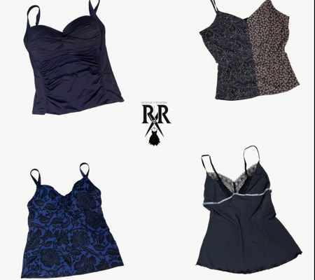 Y2K Vintage Cami Mix Tops (AA-1408)
