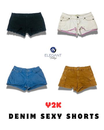 Shorts en denim sexy Y2K - EV2142