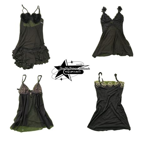 Y2k Gothic Vibe Girl Cami Tops B2F-132