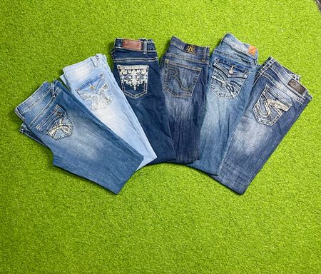 Jeans a zampa d'elefante bootcut Y2k id727