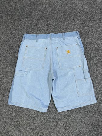 Short en denim à double genoux Carhartt revalorisé