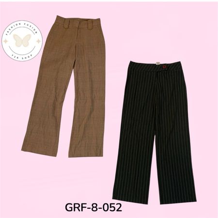 Y2K Poly Pants | Vintage 2000s Women’s Trousers | Wholesale (GRF-8-052)