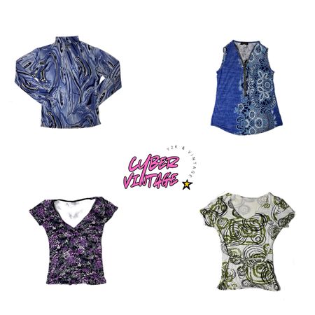 Purple Floral Print Surplice V-Neck Top (MH-083)