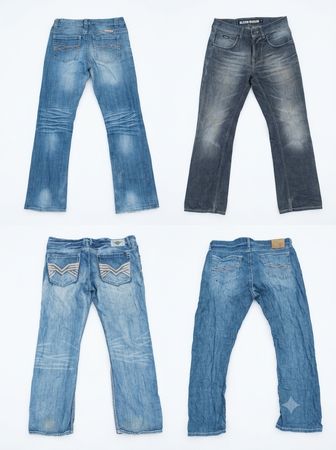 Conjunto de Atacado de Jeans Bootcut e Straight Leg Masculinos Vintage Y2K (Z-13)