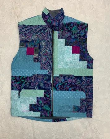 Upcycle Quilted Vest (Dv-9-107)