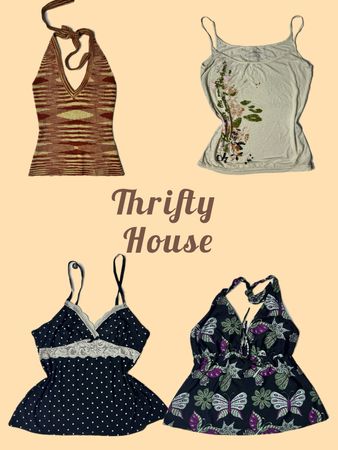 Vintage Y2K Festival & Going Out Tops(TH/545)