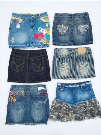 Stylish Cute Girl Denim Mini Skirt
(VM-215)