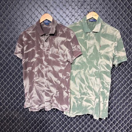 Ralph lauren tie dye polo t shirt (fnc 717)