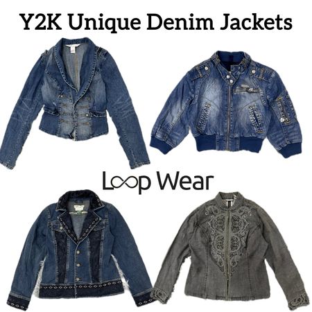 Y2K Einzigartige Jeansjacken