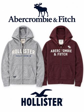 Abercrombie & fitch Hollister Zip up Hoodies