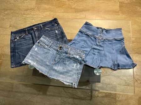 Y2K Style Perfect Micro Mini Denim Skirts