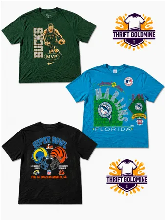 Vintage Sports Graphic T-Shirts | NFL NBA MLB Football Basketball Baseball | USA Sports Tees