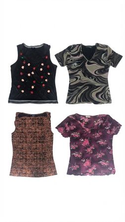 Y2K tops 16 pcs