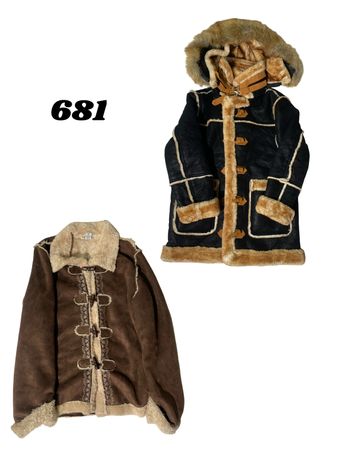 Veste en shearling vintage pour femmes (Brand) Solola etc. #681.