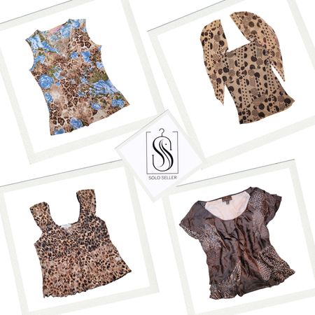 Tops de Estampa Animal Y2K