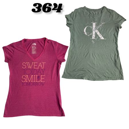 Mix Branded T-Shirts for Women (brands) Ck , The North Face, Pink & Columbia etc #364.