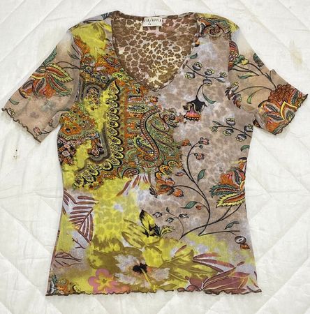 y2K Half sleeve blouse