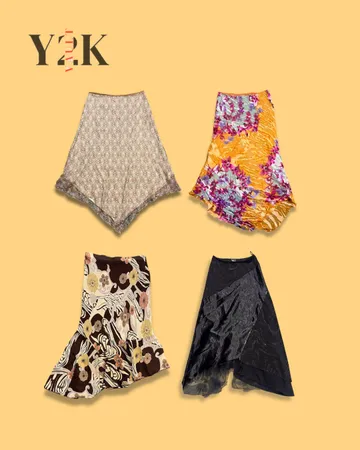 Y2K Vintage Printed Skirt Bundle (Yv-811)