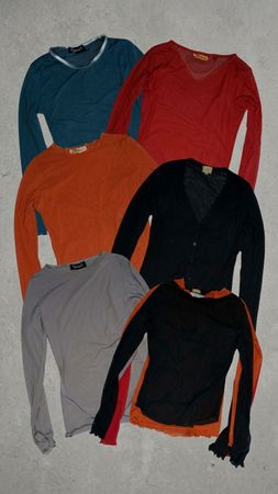 Mesh full sleeves tops