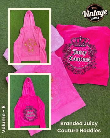Branded Juicy Couture Hoodies, Volume: 8 , 6 Pieces