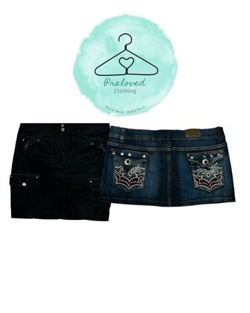 030926-13 Jupes mini en denim 15 pcs