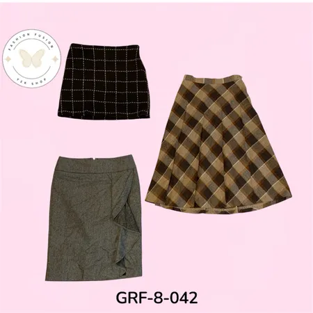 Vintage Wool Skirt | Y2K Women’s Skirt Collection | Wholesale (GRF-8-042)