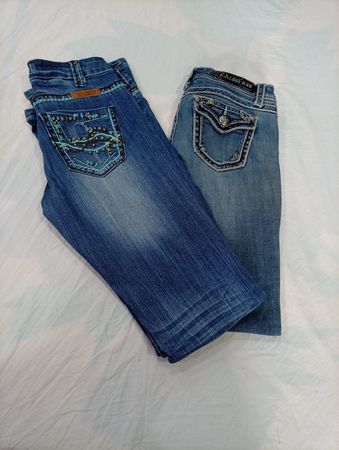 CR11854 Y2K Flare Jeans