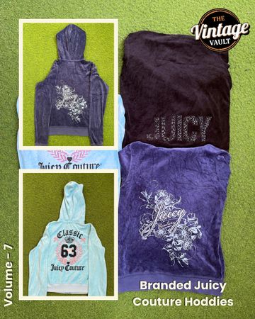 Marken-Juicy Couture-Hoodies, Volumen: 7, 6 Stück