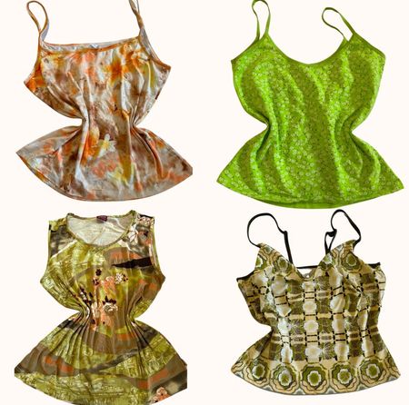 Y2K Wild Bloom Cami Tops - ST-050