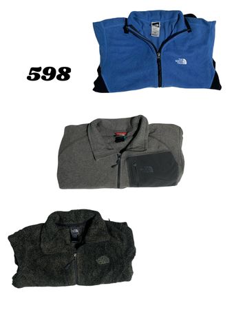 The North Face fleeces