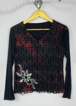 Vintage Y2K  Printed Long Sleeve Top’s Collection