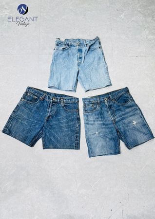 UPCYCLED Levis Denim Shorts - EVR0534