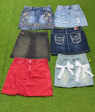 Yv2107 Denim Skirts 14P