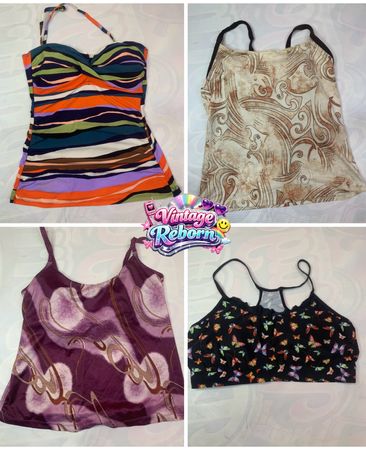 Y2K Vintage Printed & Cami Top Bundle | VR-230