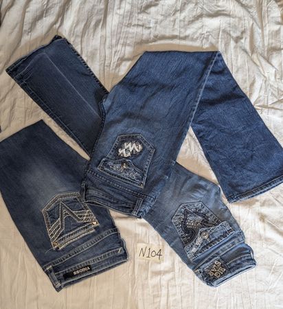 Y2K beautiful boot cut jeans N104