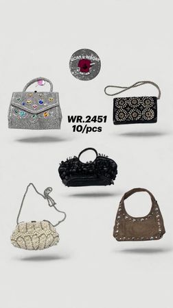 Y2K, and retro embellished evening bags WR-2451