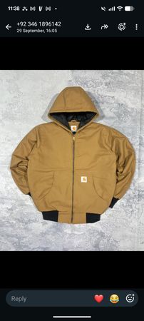 Maßgefertigte handverlesene Carhartt Rework Stiljacke