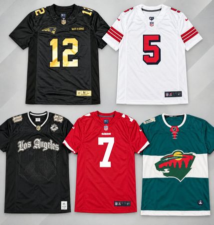 Nike, champion and NFL Jersey