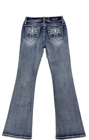 Jeans bootcut donna senza marchio
