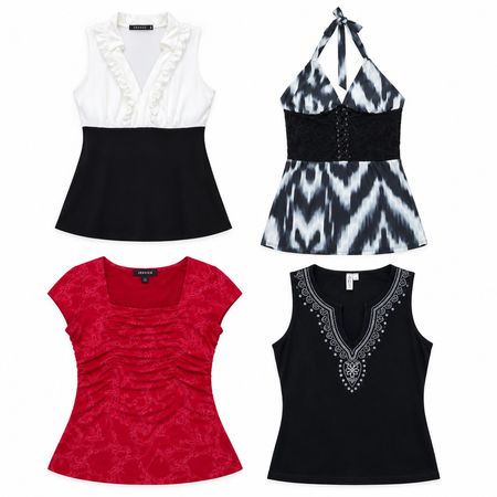 Camisetas Tropicais Y2K 10 pcs A 1496