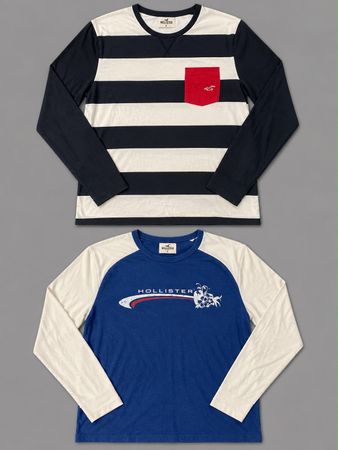 Camisetas de manga longa sem marca