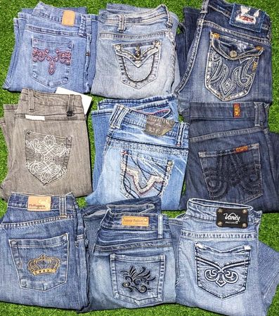 LEI AND OTHER MIX BRANDS JEANS (B 49)