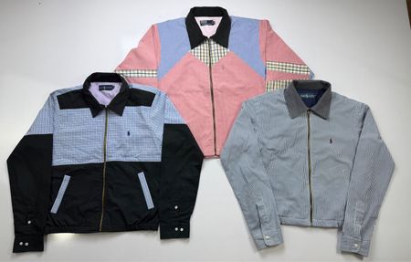 Upcycled Polo Harrington Jacket – One of a Kind Vintage Streetwear